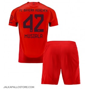 Bayern Munich Jamal Musiala #42 Kotipaita Lapsille 2024-25 Lyhythihainen (+ shortsit)